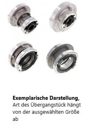 Storz-Übergangsstücke, Aluminium (geschmiedet), alle Größen von www.pneumatikshop-online.de